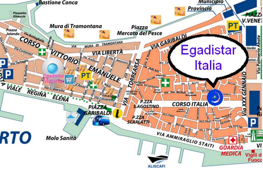 Trapani Egadistar Apartments الغرفة الصورة